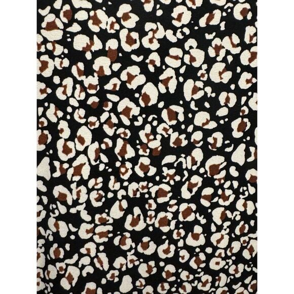 Gibson Latimer Women's Animal Print Leopard Maxi Faux Wrap Dress XL - Picture 10 of 10